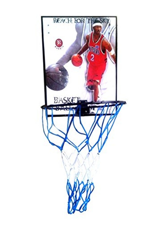Raisco RMedeum Basketball Board and Ring (Blue)